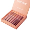 thumbnail image 3 of Ganfancp 6Pcs Velvet Mist Face Lip Glaze Set Box Matte Lip Cheek-Use Liquid Lipstick Women'S Lip Glaze Set For Anniversary Birthday Party Rebajas Flash Deals 1 Caja de Brillo de Labios (Contiene 6 Un, 3 of 5