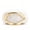 White, variant on Women's White Clutch Purse with Gold Ring Handle Fashion Evening Handbag