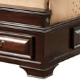 thumbnail image 7 of Miekor Furniture LaVita G8875A-KB King Storage Bed , Cappuccino MK3366, 7 of 7