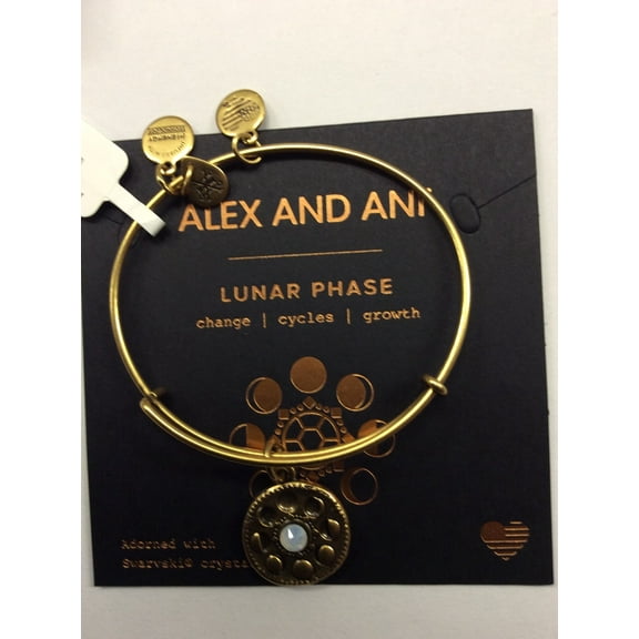 Alex and Ani Women's Lunar Phase Bangle Rafaelian Gold One Size