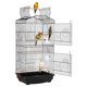 thumbnail image 1 of Wangone 41-inch Open Top Medium Bird Cage for Parakeets Finches Canaries Lovebirds Small Quaker Parrots Cockatiels Budgie, Travel Flight, 1 of 4