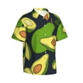 thumbnail image 2 of Fotbe Fresh Avocado Hawaiian Shirt For Men Unisex Summer Beach Casual Short Sleeve Cotton Linen Button Down Shirts-3x-Large, 2 of 9