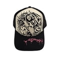 thumbnail image 1 of Ed Hardy Tiger Outline Hat Ivory/Black - EHH0001-10, 1 of 1