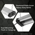 thumbnail image 5 of DYMOND 4’ LED Shop Light Linkable 5500lm Bright Daylight Heavy Duty Metal Frame, 5 of 6
