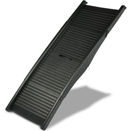 Portable Pet Safety Ramp - Paws & Pals Paws & Pals Dog Ramp For Pets Wide Portable Tri-Fold Trunk Back Seat ramp - 60