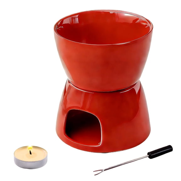 Elegant Ceramic Chocolate Fondue Cup Large Capacity for Family Gatherings