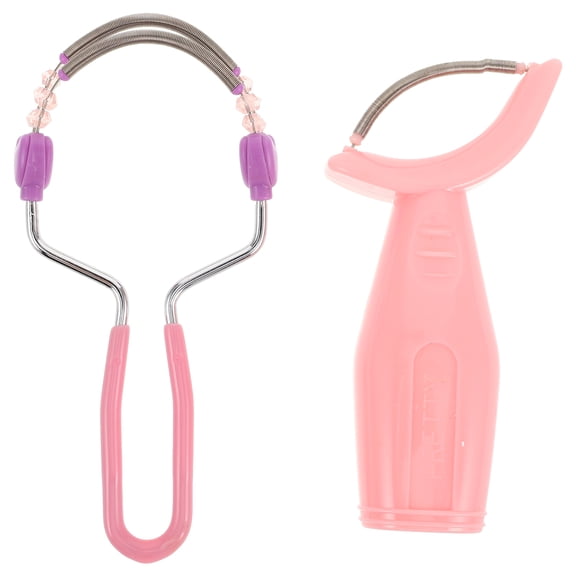 2 Pcs Facial Hair Removal Spring Manual Remover Woman