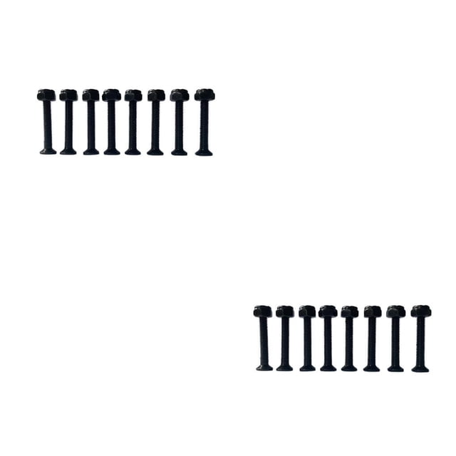 Sonducket Paquete de 8 tornillos para monopatín, reparación Manual de Metal, tornillo extraíble para Longboard, accesorios de repuesto de Type2 NO2