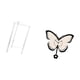 thumbnail image 5 of Mesita de noche,Mesa auxiliar de acrílico transparente,mesa auxiliar transparente de 2 niveles,Mesa pequeña de acrílico,mesita de noche pequeña,compacta,Reloj de pared,Reloj de pared para, 5 of 8