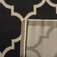 thumbnail image 5 of Safavieh Courtyard Alyssa Geometric Indoor/Outdoor Runner Rug, Black/Beige, 2'3" x 14', 5 of 10