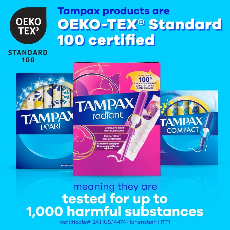 Tampax Pearl Tampons Multipack with LeakGuard Braid, Super/Super