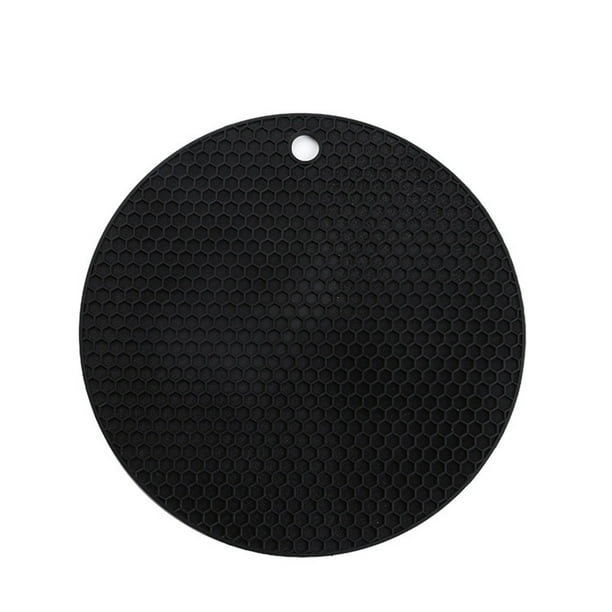 Moyic Taza Tazón Posavasos Taza antideslizante Manteles individuales Almohadillas aislantes Alfombrillas Adorno Cocina y Comedor Negro