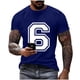 thumbnail image 2 of Tops para hombre, blusas y camisas de cuello redondo y manga corta para hombre, blusas estampadas de moda para hombre, jersey de cuello redondo y manga corta, blusa de poliéster para hombre., 2 of 6
