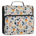 thumbnail image 5 of FORMRS Zipper Binder with Shoulder Strap 2-inch Ring 500 Sheet Capacity File Bag, Acorn Leaves Pattern, 5 of 5