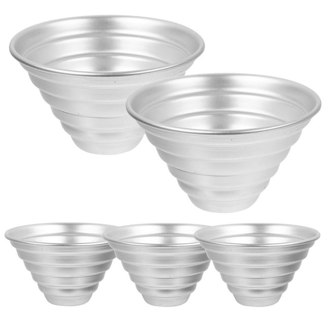 BESTYASH 5Ud Para Repostería En Aleación Metálica Ideal Para Tartas, Pasteles Y Postres Caseros