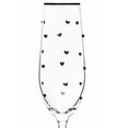 thumbnail image 3 of 10 Strawberry Street Charming Heart t Glassware, Flute, Set of 4, 3 of 6