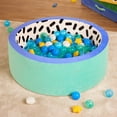 thumbnail image 4 of Battat Bag of Balls Cozy Cove 100 Plastic Play Multicolor Balls for Ball Pit & Reusable Storage Bag for 12 Months +, 4 of 7