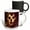 Multicolor, variant on 3drose, Dark Fantasy Machine Skull and Mechanical, Electronic Gear Art, 11oz Two-tone Red Mug