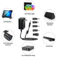 thumbnail image 4 of Gonine 12V Power Supply, 100V - 240V AC to DC 12V 3A 2A 1A Adapter Charger for 5050 3528 LED Strip CCTV Security Camera  Router LCD Monitor External Hard Drive, 12Vdc Power Cord US Plug, 4 of 7