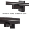 thumbnail image 4 of Présentoir de Batte de Baseball, Support Mural Solide Fait Main Horizontal pour Affichage de Softball de Baseball, 4 of 4