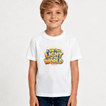 thumbnail image 2 of Boys Graphic T Shirt Light Of The World Quote Short Sleeve Tee Faith Bible Theme 100% Cotton Soft Kids Tops 4-13Y, 2 of 5