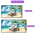 thumbnail image 5 of Persian Hello Summer Beach Theme with Sunglasses and Tropical Cocktail Desk Mat Full Keyboard Mouse Pad Cat Lover Kitten Owner Gifts Large Mousepad - 00009, 5 of 5