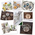 thumbnail image 4 of 30Pcs Unfinished Wood Slices with Bark for Crafts Wood Kit Circles Log Discs for DIY Craft Wedding, 4 of 5