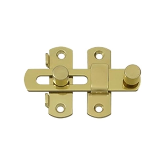 3.5 in. Drop Latch- Bright Brass - Solid Brass