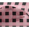 thumbnail image 4 of oneOone Viscose Chiffon Fabric Gingham Check Printed Fabric 1 Yard 42 Inch Wide, 4 of 4