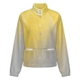 thumbnail image 5 of Jackets for Women Winter Coat Jackets Flannel Stand Collar Jacket(Abstract Yellow Gray Gradient,Size:S-4XL), 5 of 7