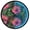 Pink Hibiscus Jungle, variant on Dailycode Night Light Wall Clock Glow in The Dark 12 inch Battery Operated Silent Luminous Clocks, Pink Hibiscus Jungle