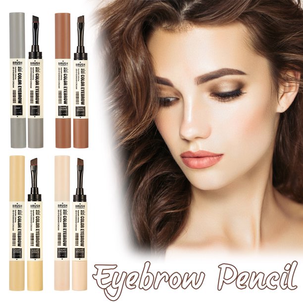 Ganfancp Crema para Cejas de Doble Cabezal Que Mantiene El Color y Crema para Cejas Que No Decolora Ofertas Del Día 1X Crema para Cejas