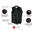 thumbnail image 6 of LVAD HeartMate 2 & 3 Black Leather Vest for Men Comfortable LVAD Medical Vest with Battery & Controller Pockets | HeartMate II , III Clothing, S-4XL, 6 of 6