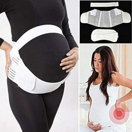 

Shiusina Maternity Belt Waist Abdomen Support Pregnant Women Belly Band Back Brace White M