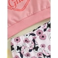 thumbnail image 6 of Bagilaanoe 2Pcs Baby Girl Valentine Clothing Sets Toddler Heart Print Long Sleeve Sweatshirt Tops + Flare Trousers 6M 12M 18M 24M 3T 4T Kids Spring Pants Set, 6 of 8