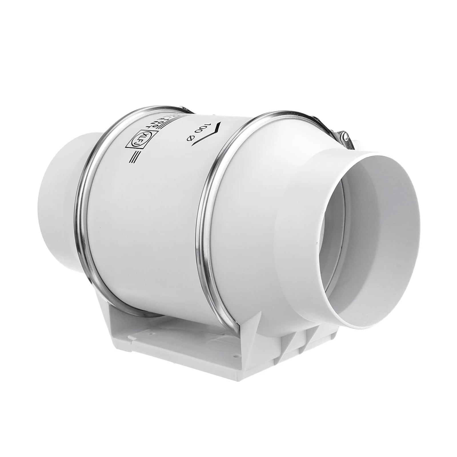 4 Inch Exhaust Fan Wall Window Mountable Toilets Kitchen Bathroom Home Silent Inline Pipe Duct Fan Ventilate Air Cleaning ,Energy-Efficient
