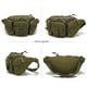 thumbnail image 2 of Bolsa de pesca multiusos, riñonera de nailon para acampar y hacer senderismo (verde militar) Hugtrwg  Para Estrenar, 2 of 7