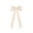Beige, variant on Lilixerw Christmas Velvet Bow, Cream Beige Long Tail Bowknot with Pointed Ends, 10.24x5.12 inch, for Xmas Tree Wreath Mantel Door Decoration