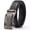 Black, variant on Men's Belt, KM Legend Leather Ratchet Dress Belts for Men, Jeans Brown Belt with Adjustable Buckle, Trim to Fit for Your Size