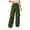 Green, variant on vigerkar Cargo Pants High for Women Waisted Wide Leg Trousers Elastic Waist Stretch Drawstring Casual Pants with Pockets Beige, L