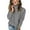 Grey, variant on UJNDER Winter Long Sleeve Turtleneck Sweater Blouse for Women Fashion Warm Wear Black XXXL