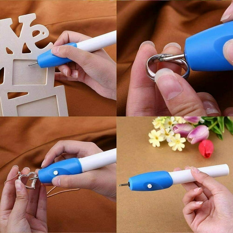Mini Electric Engraving Pen Handheld Carving Pen Engraver Tool for Glass  Metal Plastic Wood 