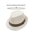 thumbnail image 3 of Otqutp 2 to 6 Years Toddler Beach Hat Toddler Boys Girls Sun-screen Hat Summer Bow Sun Hat Braided Hat Beach Hat Sun Hat, 3 of 4
