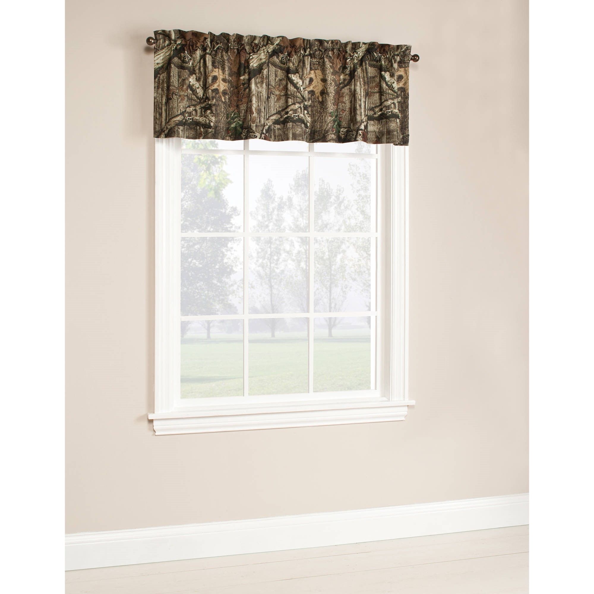 Mossy Oak Camo Window Curtain Valance 60 X15 Cabin Kitchen