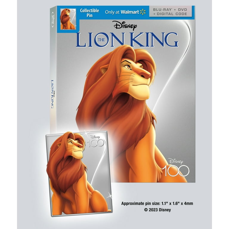 The Lion King Disney100 Edition Walmart Exclusive (Blu-ray DVD