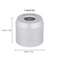 thumbnail image 1 of Base de almacenamiento con soporte para cuchillas de doble cara Estante de almacenamiento Base de afeitadora manual de acero inoxidable de doble cara Material totalmente metálico, 1 of 4
