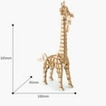 thumbnail image 2 of Build Your Own 3D Wooden Assembly Puzzle Wood Craft Kit Model, Giraffe, 2 of 6
