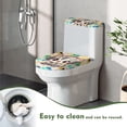 thumbnail image 4 of HELLHERO Polyester Fabric Toilet Seat Covers Set for Bathroom Home Thanksgiving Toilet Seat Cover Set with Universal Set of 2, Thanksgiving, 4 of 4