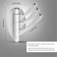 thumbnail image 3 of Ganchos de pared giratorios Ganchos para abrigos plegables de metal macizo con tres brazos giratorios Percha triple, 3 of 5