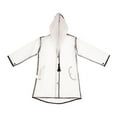 thumbnail image 2 of KkSLirnhs Size 3M-16Y Girls Boys Yellow Jackets Rain Jackets Unisex Kids Hooded Jacket Wind and Transparent Raincoat Clear L, 2 of 6